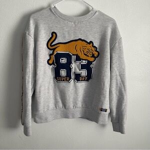 Superdry boys sweatshirt size 8 GUC heavyweight